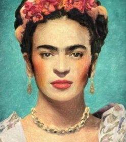 Frida Kahlo Self Portrait Paint By Numbers