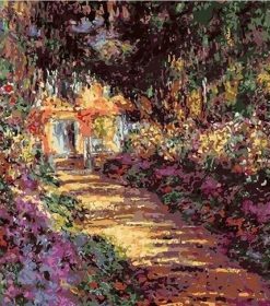 Garden Path at Giverny Paint By Numbers