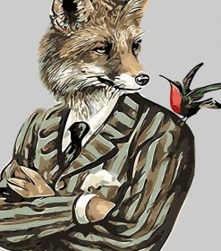 Gentleman Fox Paint By Numbers