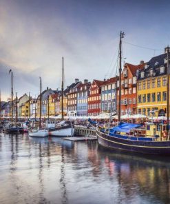 Harbor of Copenhagen Paint By Numbers