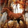 Horse in Autumn Paint By Numbers