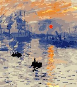 Impression Sunrise Claude Monet Paint By Numbers