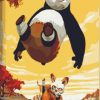 Kung Fu Panda Cartoon Paint By Numbers