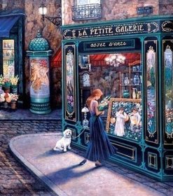 La Petite Gallery Store in Paris Paint By Numbers