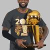 LeBron James with The Finals Trophy Paint By Numbers