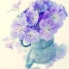 Light Purple Flowers Paint By Numbers