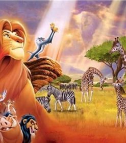 Lion King Cartoon and Animation Paint By Numbers