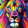 Lion Pop Art Paint By Numbers