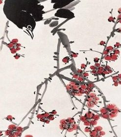 Magpies Plum Flower Paint By Numbers