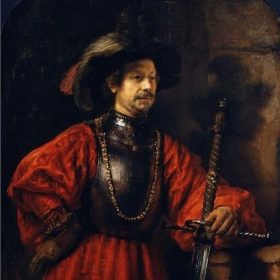 Man in Military By Rembrandt Paint By Numbers