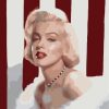 Marilyn Monroe Dress Style Paint By Numbers