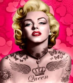 Marilyn Monroe Tattoos Paint By Numbers