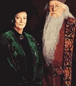 Minerva And Dumbledore Paint By Numbers