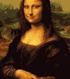 Mona Lisa Leonardo da Vinci Paint By Numbers