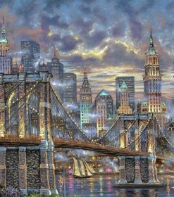 New York Night Lights Paint By Numbers