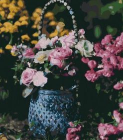 Pile of Arranged Flowers Paint By Numbers