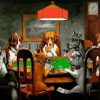 Poker Dogs Animals Paint By Numbers
