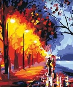 Romantic Lovers Art Paint By Numbers