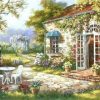 Rural House With Garden Paint By Numbers
