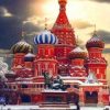 Saint Basil's Cathedral Moscow Paint By Numbers