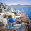Santorini City Paint By Numbers