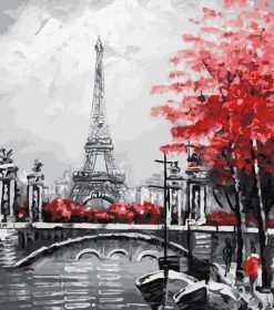 Seine River Through Paris Paint By Numbers