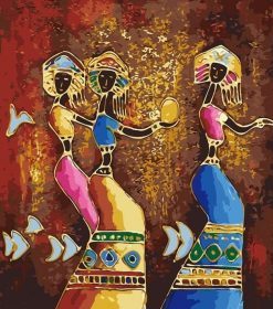 Sexy African Black Woman Paint By Numbers