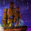 Ships Starry Night Paint By Numbers