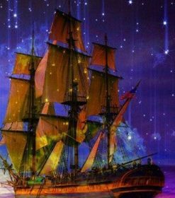 Ships Starry Night Paint By Numbers