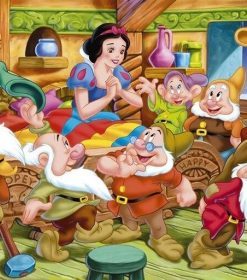 Snow White and the 7 Dwarfs Paint By Numbers