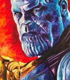 Thanos Iron Man Paint By Numbers
