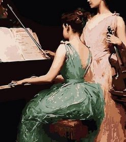 The Sonata By Irving Ramsay Wiles Paint By Numbers