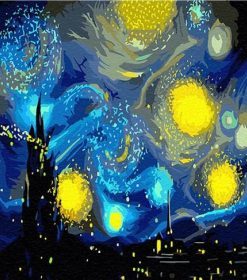The Starry Night Van Gogh Paint By Numbers