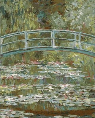 The Water Lily Pond Paint By Numbers