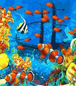 Underwater Fish Paint By Numbers