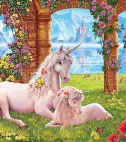 Unicorns in Paradise Paint By Numbers