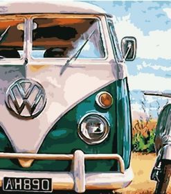 VW Bus Paint By Numbers