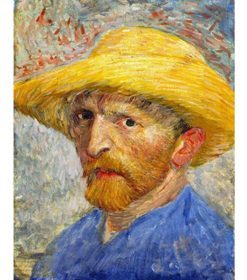 Van Gogh in a Straw Hat Paint By Numbers