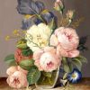 Vase of Vintage Flowers Paint By Numbers