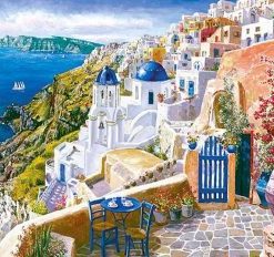 View from Santorini Paint By Numbers