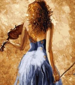 Violin Woman Paint By Numbers