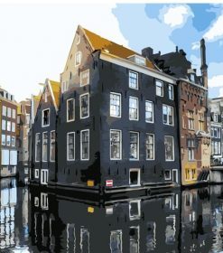 Water City Amsterdam Paint By Numbers