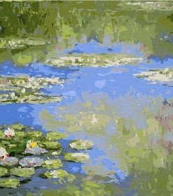 Water Lilies Morning Claude Monet Paint By Numbers