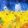 Wheatfield with Crows Van Gogh Paint By Numbers