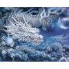 White Chinese Dragon Paint By Numbers