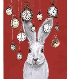 White Rabbit And Time Paint By Numbers
