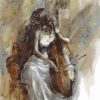 Woman Playing Cello Paint By Numbers