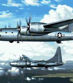 World War II Airplane Paint By Numbers