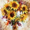 Yellow Sunflowers Paint By Numbers