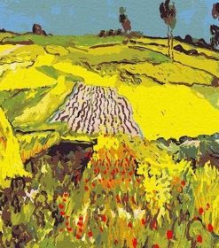 Yellow Wheat Field Van Gogh Paint By Numbers
